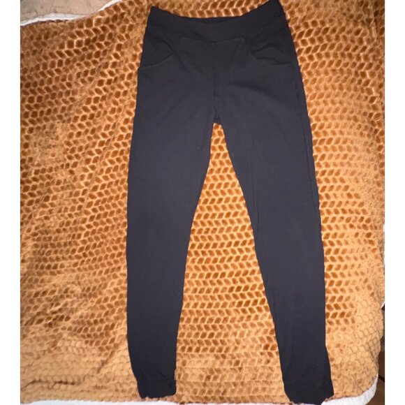 Lululemon Stretch French Terry Joggers Black 33" Inseam Pockets Size 6 - Picture 4 of 11